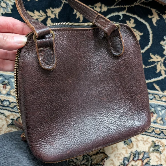 Brown Leather Crossbody Bag - Picture 5 of 5